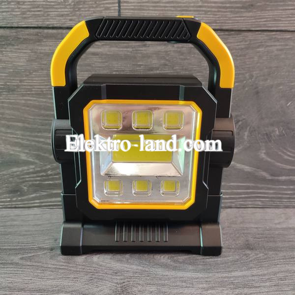 LED лампа HC-7078A фонарь аккумуляторный диодный фонарик на солнечной батареи, прожектор